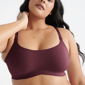 Knix Padded Evolution Bra  - Dark Cherry/Rosette / 8